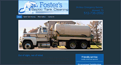 Desktop Screenshot of fostersepticcleaning.com