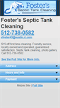 Mobile Screenshot of fostersepticcleaning.com